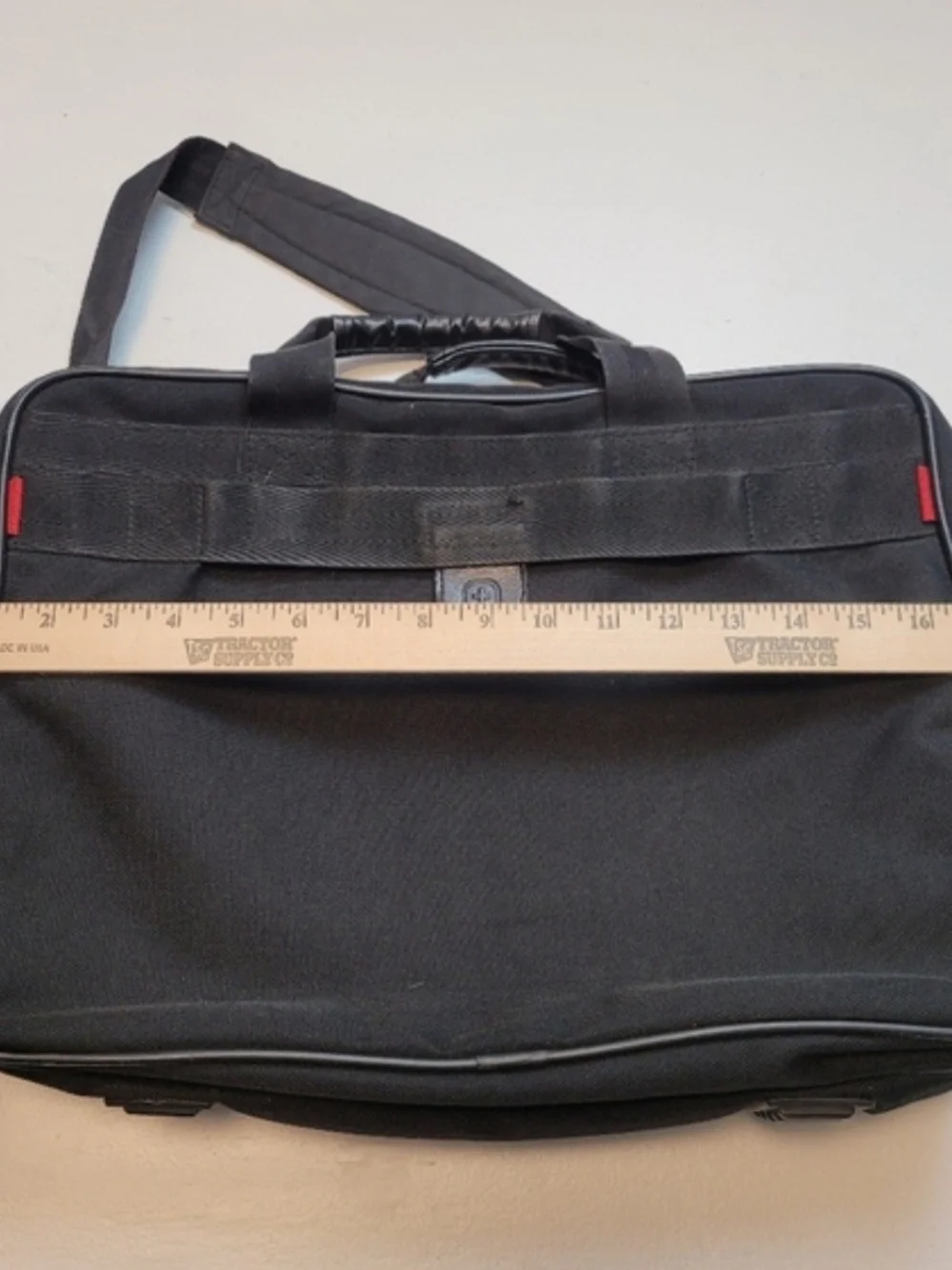 Wenger Black Laptop Messenger Bag